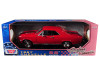1/18 Motormax 1967 Chevrolet Chevelle SS 396 (Red with Black Stripes) Diecast Car Model