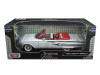 1/18 Motormax 1960 Chevrolet Impala Convertible (White with Red Interior) Diecast Car Model