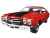1/24 Jada Dom's Chevrolet Chevelle SS Red with Black Stripes "Fast & Furious" Movie Diecast Model Car