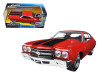 1/24 Jada Dom's Chevrolet Chevelle SS Red with Black Stripes "Fast & Furious" Movie Diecast Model Car