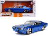 1969 Pontiac GTO Judge Blue "Bigtime Muscle" 1/24 Diecast Model Car by Jada