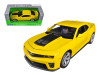 Chevrolet Camaro ZL1 Yellow 1/24 Diecast Car Model by Welly