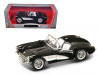 1957 Chevrolet Corvette Black 1/18 Diecast Car Model by Road Signature