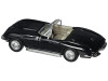 1967 Chevrolet Corvette Convertible Black 1/24 Diecast Model Car by Motormax