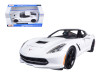 2014 Chevrolet Corvette C7 Stingray White 1/24 Diecast Model Car by Maisto