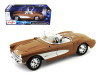 1957 Chevrolet Corvette Bronze 1/18 Diecast Model Car by Maisto