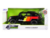 Toyota FJ Cruiser Custom with Roof Rack Black "Just Trucks" 1/24 Diecast Model Car by Jada