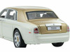 1/18 Kyosho Rolls-Royce Phantom Extended Wheelbase (EWB) (English White w/ Gold Hood) Diecast Car Model