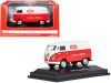 1962 Volkswagen Transporter Cargo Van "Coca-Cola" Red and White 1/72 Diecast Model by Motorcity Classics