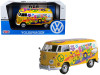 Volkswagen Type 2 (T1) Delivery Van "Flower Power" 1/24 Diecast Model Car by Motormax