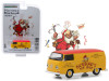 1969 Volkswagen Type 2 Panel Van Yellow with Red Top "Norman's Toy Shop" "Norman Rockwell Delivery Vehicles" Series 1 1/64 Diecast Model by Greenlight