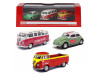 Volkswagen Coca Cola 3 Piece Gift Set 1/72 Diecast Car Models by Motorcity Classics