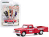 1965 Dodge D-200 Official Pickup Truck Red "Dodge Builds Tough Trucks" 49th International 500 Mile Sweepstakes "Hobby Exclusive" 1/64 Diecast Model Car by Greenlight