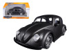 1959 Volkswagen Beetle Satin Metallic Gray with 5 Spoke Wheels 1/24 Diecast Model Car by Jada