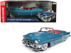 1953 Cadillac Eldorado Convertible Tunis Blue Limited Edition to 1,002 pieces Worldwide 1/18 Diecast Model Car by Autoworld