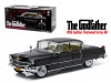 1/18 Greenlight 1955 Cadillac Fleetwood Series 60 Special Black "The Godfather" (1972) Movie Diecast Car Model