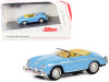 Porsche 356 Speedster Light Blue 1/87 (HO) Diecast Model Car by Schuco