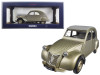 1950 Citroen 2CV A Gold 1/18 Diecast Model Car by Norev