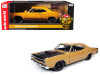 1969/5 Dodge Coronet Six Pack "Super Bee" Hardtop Butterscotch Orange with Black Hood "Class of 1969" Special Limited Edition to 300 pieces Worldwide 1/18 Diecast Model Car by Autoworld