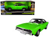 1/18 Maisto 1969 Dodge Charger R/T (Green with Black Top) Diecast Model Car