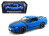 1/18 Shelby Collectibles 2013 Ford Mustang Boss 302 (Blue with Black Stripes) Diecast Car Model