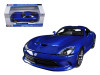 2013 Dodge Viper SRT GTS Blue 1/24 Diecast Car Model by Maisto