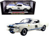 1965 Ford Mustang Shelby GT350R #98B "Terlingua Racing Team" White with Blue Stripes 1/18 Diecast Model Car by Shelby Collectibles