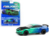 2019 Ford Mustang Shelby GT350R "Falken Tires" Green and Blue with Carbon Hood "Hobby Exclusive" 1/64 Diecast Model Car by Greenlight