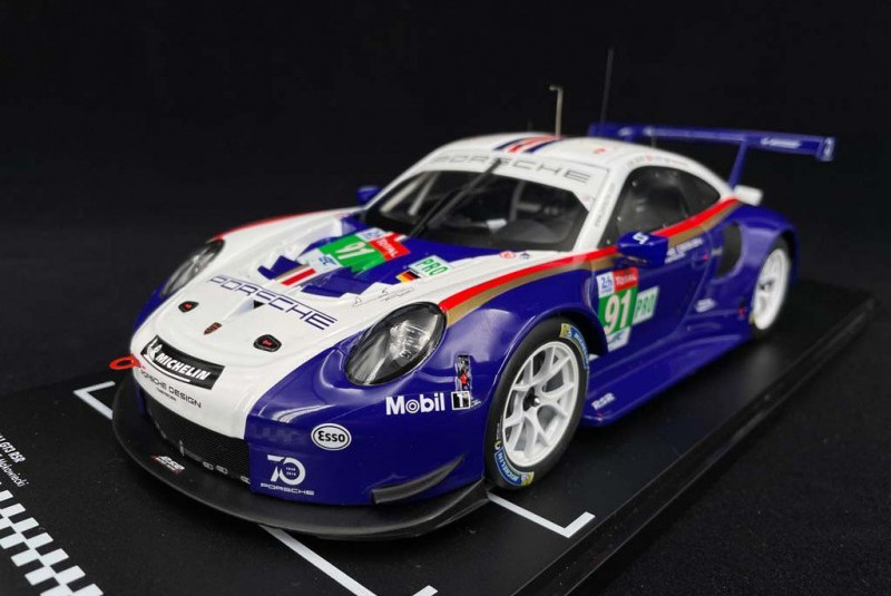 Modèle Réduit Porsche 911 RSR N°86 - 24h Du Mans 2020, échelle 1/18, IXO Models, Neuf