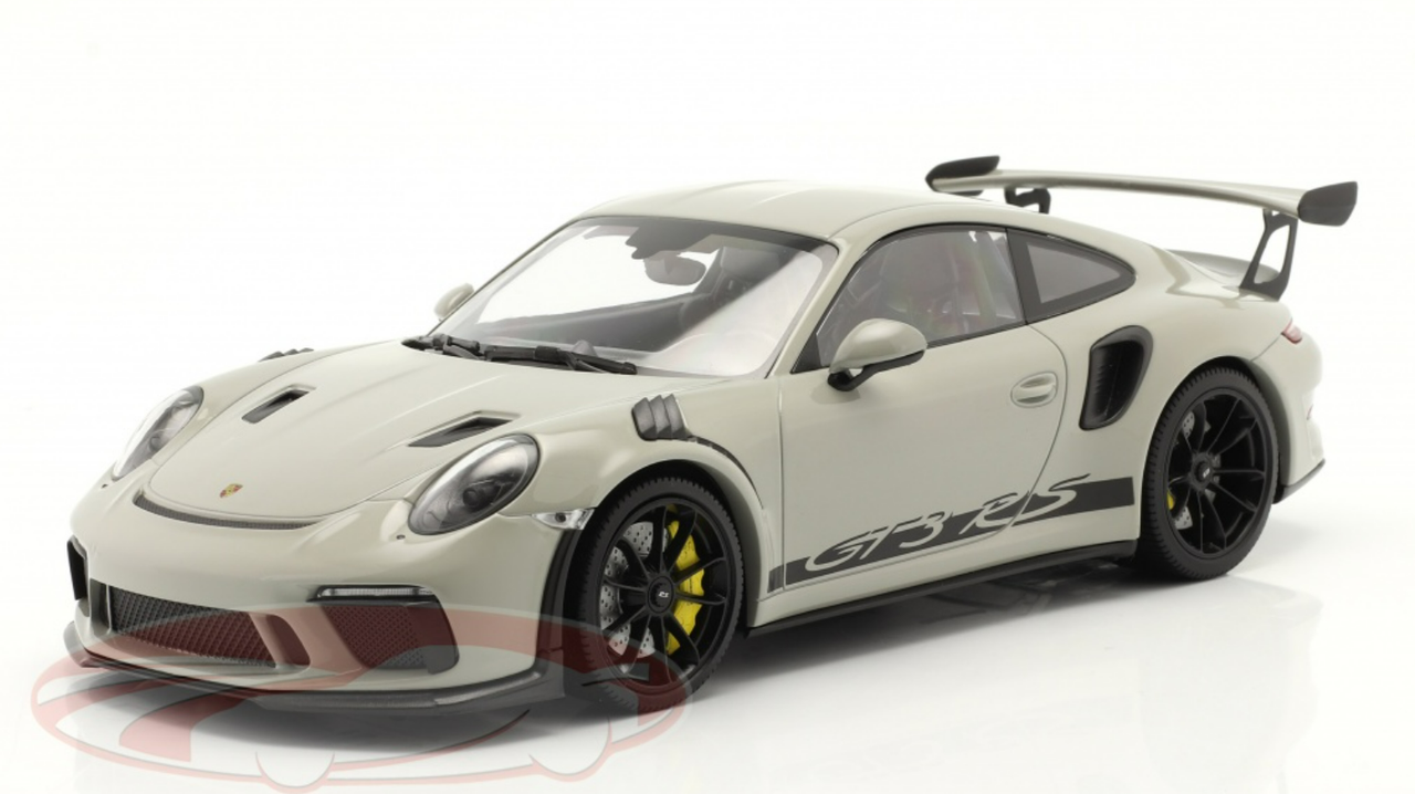 1/18 Minichamps 2019 Porsche 911 (991.2) GT3 RS (Chalk Grey with Black