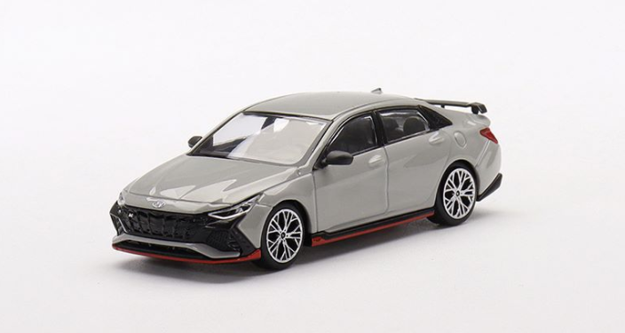 1/64 MINI GT Hyundai Elantra N Cyber Grey Diecast Car Model ...