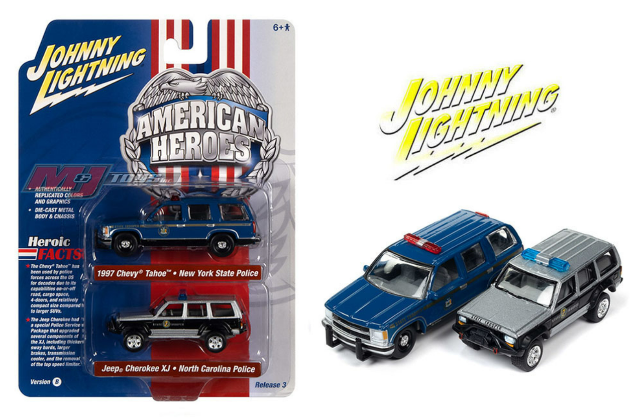 1/64 Johnny Lightning American Heroes 1997 Chevrolet Tahoe New York ...