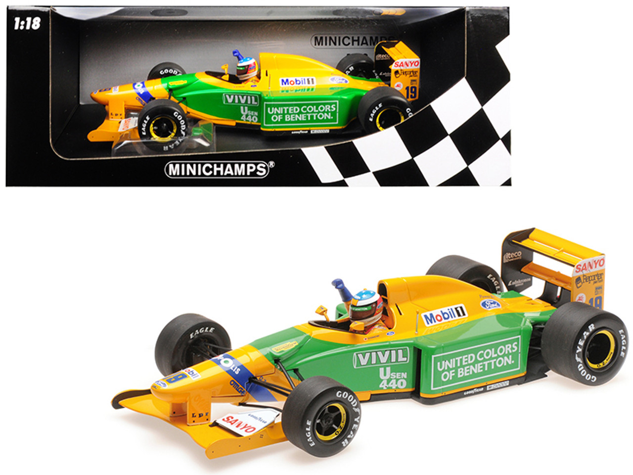 MICHAEL SCHUMSCHER COLLECTION BENETTON FORD B192-