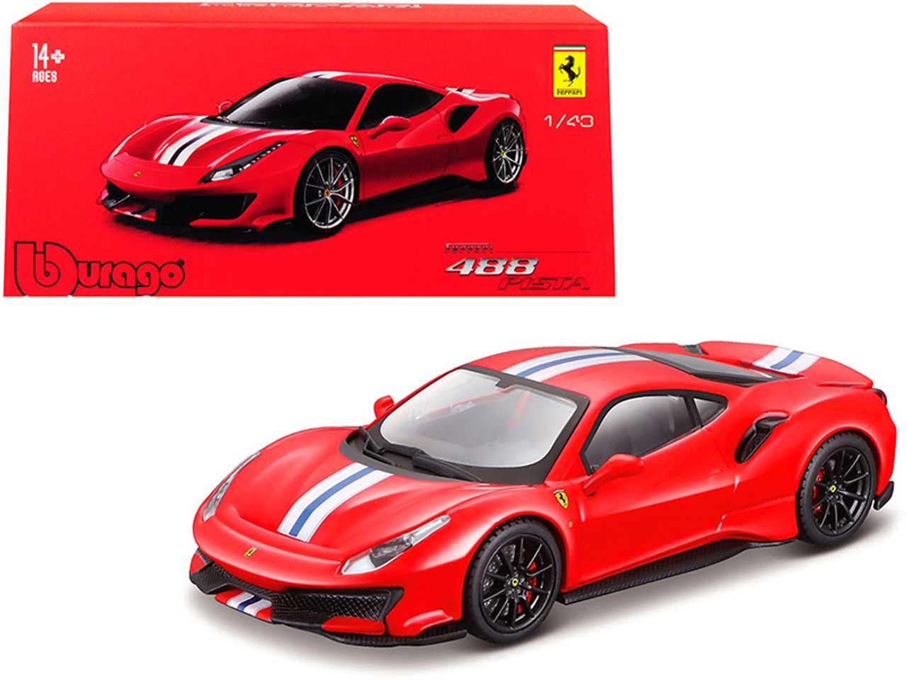 1:43 scale Ferrari 488 Pista Spider model