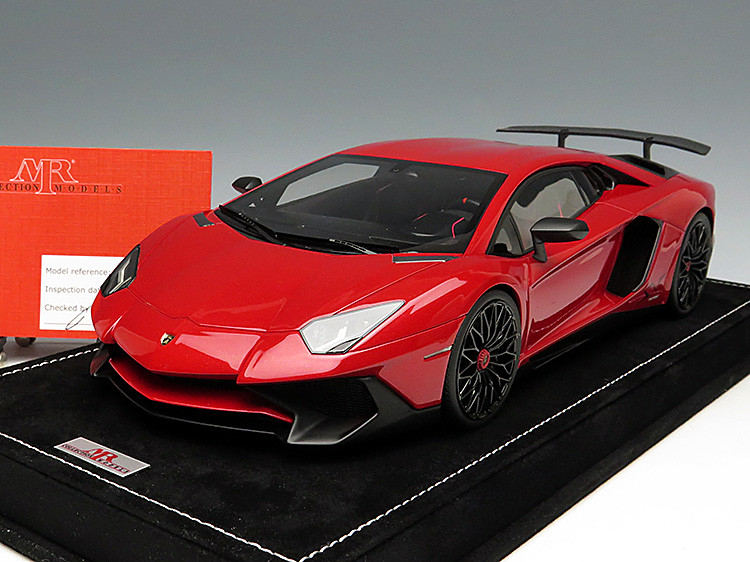 1/18 MR Lamborghini Aventador LP750-4 (Red) - LIVECARMODEL.com