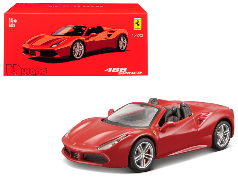 Ferrari 488 Spider Red 