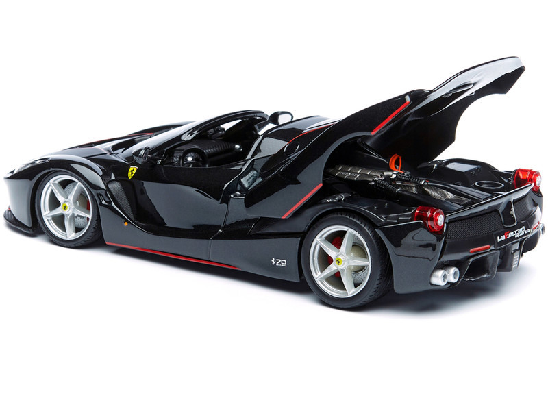 Ferrari LaFerrari F70 Aperta Black 1/24 Diecast Model Car by Bburago