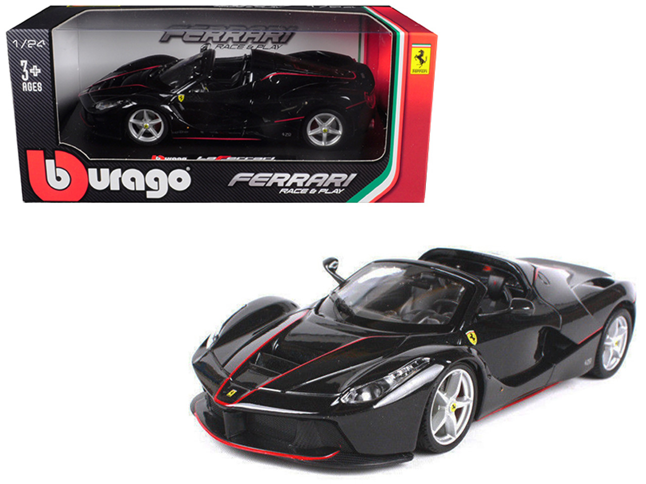  Bburago 1: 24 W/B - Ferrari Race & Play - Laferrari