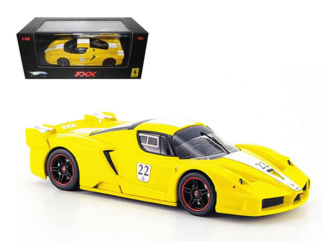 Ferrari Enzo FXX Elite #22 Yellow Limited Edition 1/43 Diecast Model Car by  Hotwheels - LIVECARMODEL.com