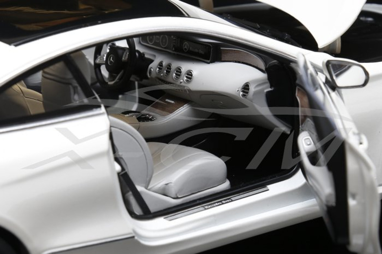1/18 Dealer Edition Mercedes-Benz S-Class Coupe (White)