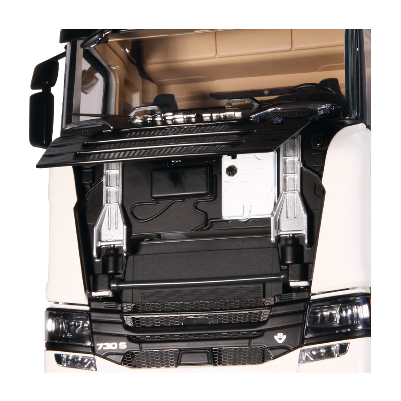 1/18 NZG Scania V8 730S 4x2 Truck Head (White) Diecast Car Model