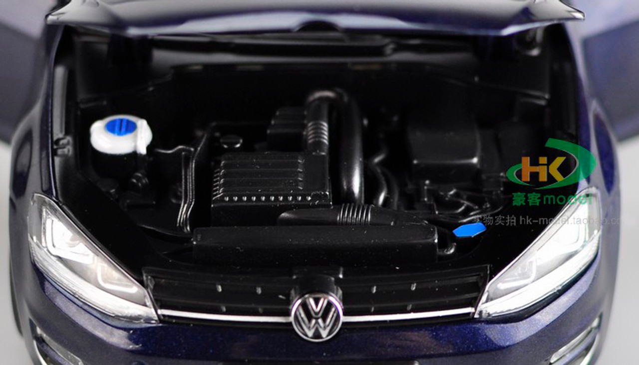 1/18 Dealer Edition Volkswagen VW Golf VII 7 (Dark Blue) Diecast Car Model