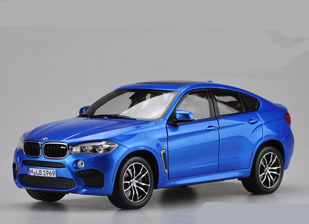 1/18 Dealer Edition 2015-2019 BMW X6M X6 M F86 (Blue) Diecast Car Model