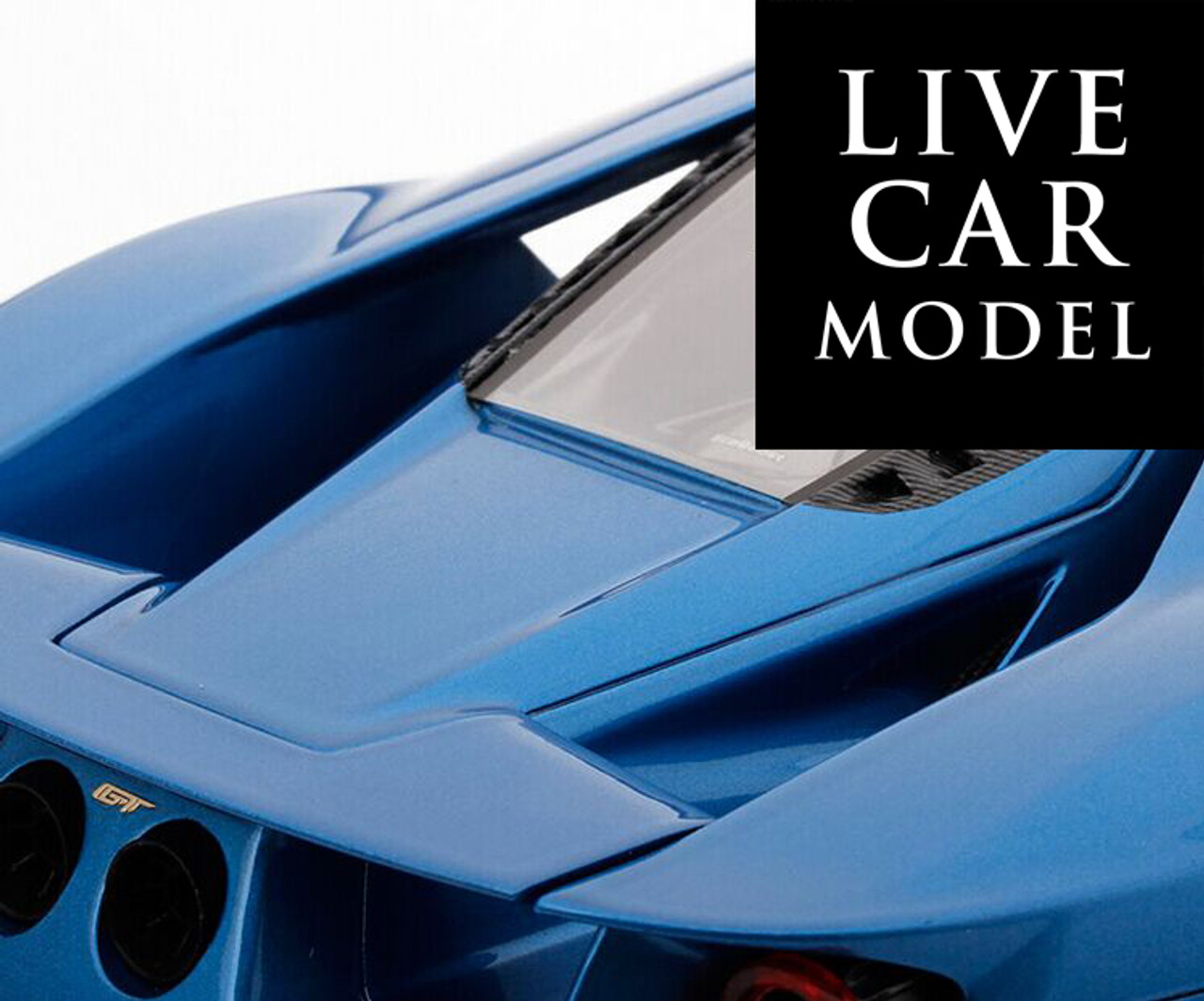 1/18 Top Speed Ford GT (Blue) Resin Car Model Limited
