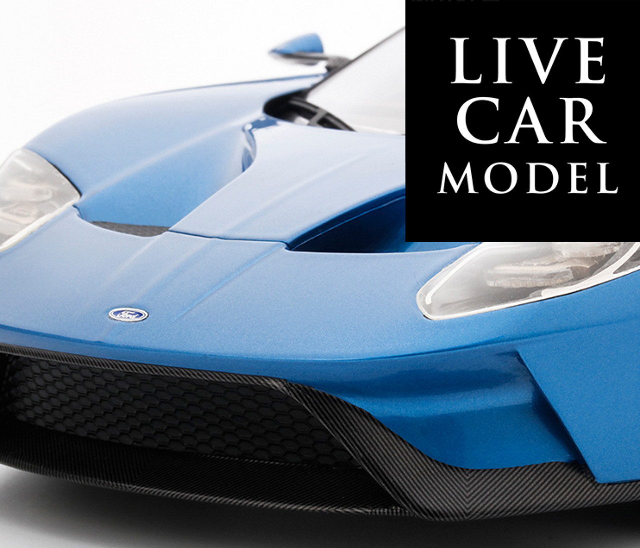 1/18 Top Speed Ford GT (Blue) Resin Car Model Limited