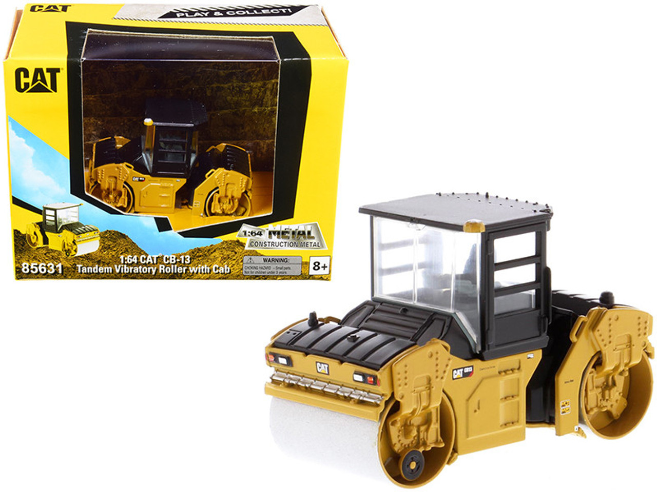 CAT 1/64 CB-13 Tandem Vibratory Roller with CAB CAT 1/64 CB-13 Tandem Vibratory Roller with CAB