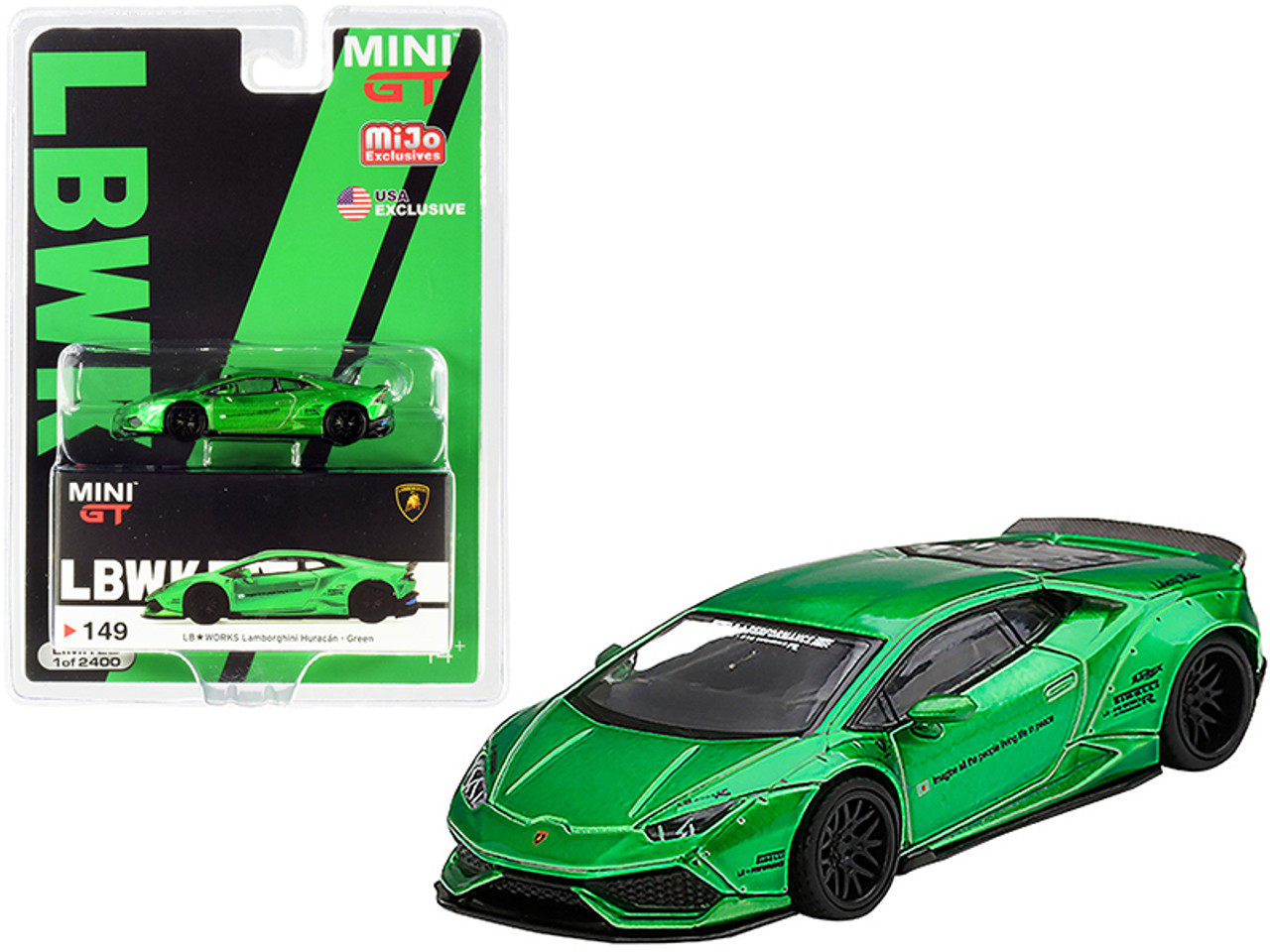 Lamborghini Huracan Version 2 LB Works Green Metallic Limited