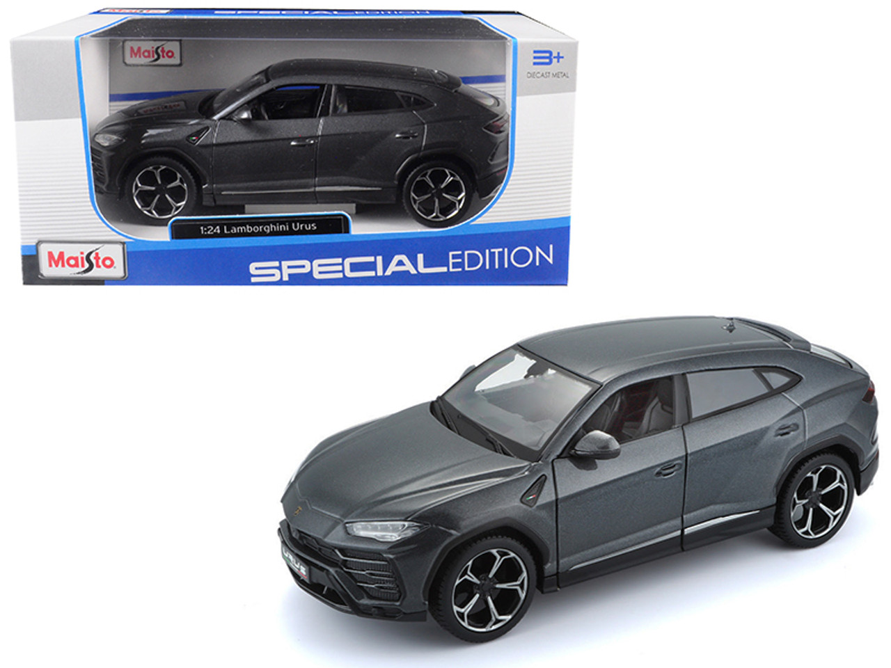 Lamborghini Urus Grey 1/24 Diecast Model Car by Maisto