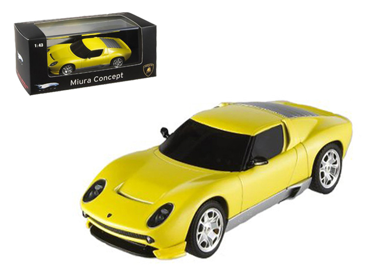 Lamborghini Miura Concept Yellow Elite Edition 1/43 Diecast Model Car by Hotwheels