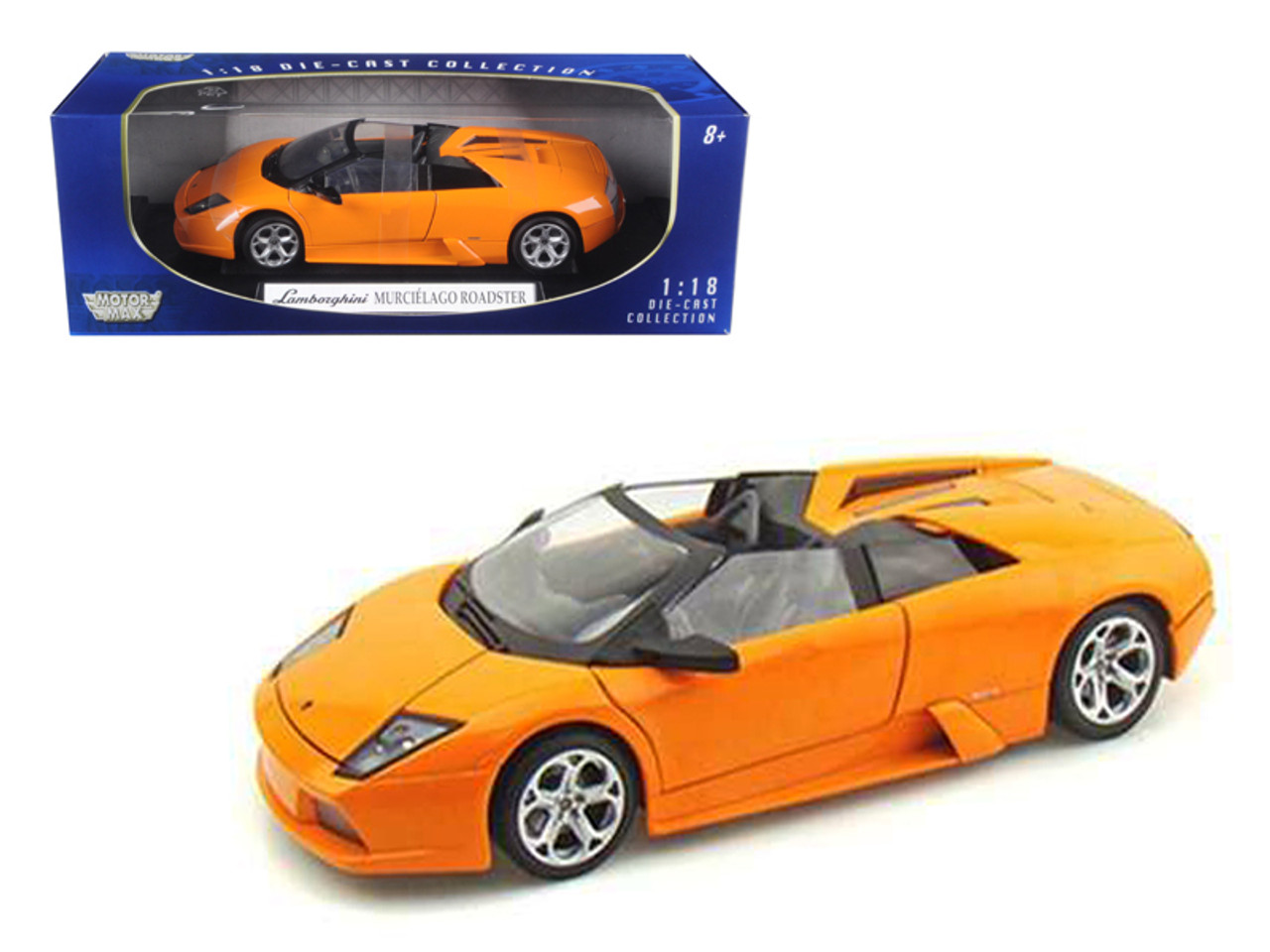 1/18 Motormax Lamborghini Murcielago Roadster (Orange) Diecast Car Model